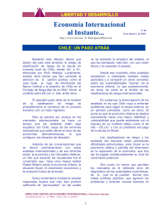 chile: un paso atrás - Libertad y Desarrollo