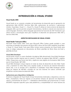 Introducción a Visual Studio