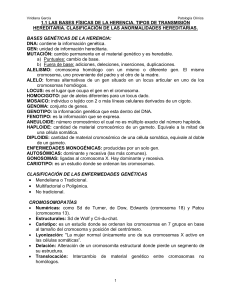 1.1 Bases Físicas de la Herencia