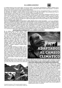 CAMBIO CLIMATICO