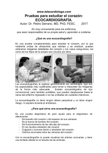 Ecocardiografía - Telecardiologo.com