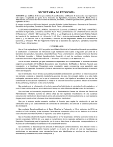 Jueves 7 de mayo de 2015 DIARIO OFICIAL (Primera Secci&oacute;n