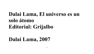 Dalai Lama El universo en un solo Atomo