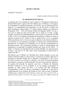 Amylkar D. Acosta M. Dicho y hecho. Riohacha, enero 5 de 2013.