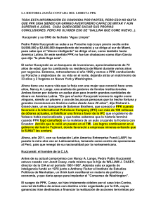 LAHISTORIA JAMÁS CONTADA DEL LOBISTA PPK