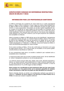 agrupaciones humanas de enfermedad respiratoria grave en