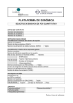 PLATAFORMA DE GENÓMICA SOLICITUD DE ENSAYOS DE PCR