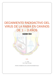 DECAIMIENTO RADIOACTIVO DEL VIRUS DE LA RABIA EN