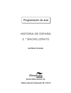 Prog. de aula Historia de España