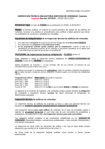 S&Iacute;NTESIS DIARIA.15/12/2010 INSPECCION T&Eacute;CNICA