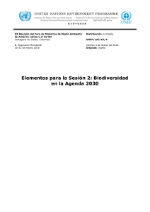 La biodiversidad y el cambio clim&aacute;tico