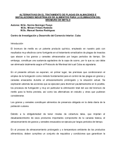 alternativas en el tratamiento de plagas en almacenes e