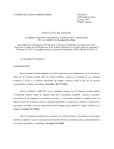 1 - comisiÓn de Asuntos Migratorios OEA/Ser.W CIDI/CAM/doc.29