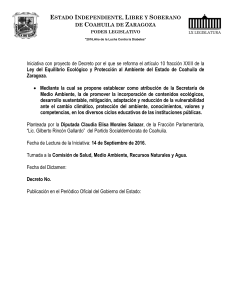 14 de Septiembre de 2016 - Congreso del Estado de Coahuila