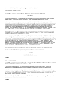 Ley 2/1999 de Madrid, , de 17 de marzo, de Medidas para la