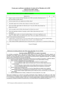 Short Questionnaire for the annual reconfirmation of the CBPP