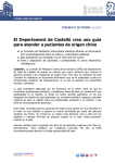 15-02-15 El Departament de Castelló crea una guía para atender a