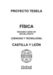 Programación Tesela Física 2º Bach. Castilla y León