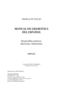 manual de gramática del español