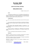 resolución nº1 - Partido GEN Provincia de Buenos Aires
