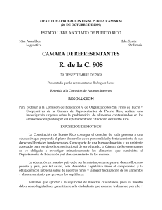 Texto de Aprobaci&oacute;n Final en C&aacute;mara