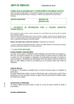 formulario de información y consentimiento informado escrito