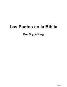 Los Pactos de la Biblia