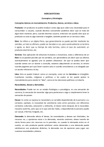 Mercadotecnia, conceptos y estrategias