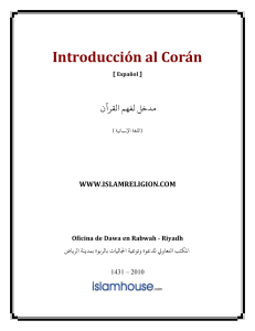 Introducción al Corán DOC