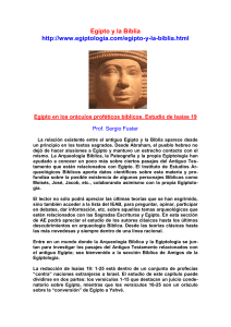 05 Egipto y la Biblia