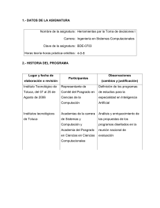 Temas - Instituto Tecnológico de Toluca