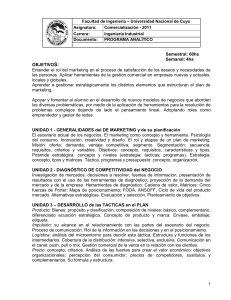 Programa de Estudios 2011