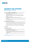 Adverts for interns - British Council México
