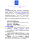 Informe Anual 2008 - International Council on Social Welfare