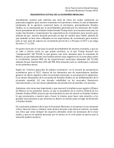 De la Tejera García Daniel Enrique Economía Mexicana I Grupo