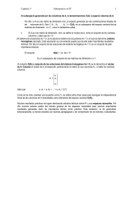 Al subespacio generado por las columnas de A, lo