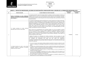 ANEXO V.- PROYECTOS PRIORITARIOS: ACCIONES DE