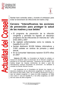 Intensificamos las acciones de prevención para proteger la salud de