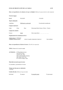 ficha de presentación de las tareas lc09