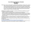 Curso A Distancia de Actualización en Eritropatías 2014 - Abril