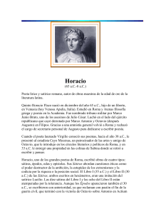 Horacio - Biografia