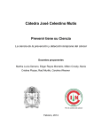 Propuesta para la Cátedra José Celestino Mutis 2011-II