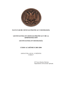 PROGRAMA ECONOMÍA POLÍTICA