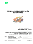 TECNOLOGIA DE CONSERVACION DE ALIMENTOS
