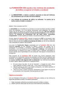 La AMAXOFOBIA o “miedo a conducir” está presente en un gran