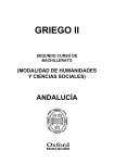 Programación Exedra Griego 2º Bach. Andalucía