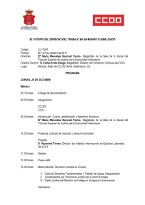 programa - Fundación 1º de Mayo