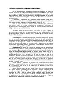 La Publicidad apela al Pensamiento Mágico