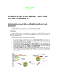 iii-2 replicación, transcripción y traducción del adn. código genético