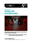 LITERATURA/ TEATRO FESTIVAL EÑE EN BUENOS AIRES
